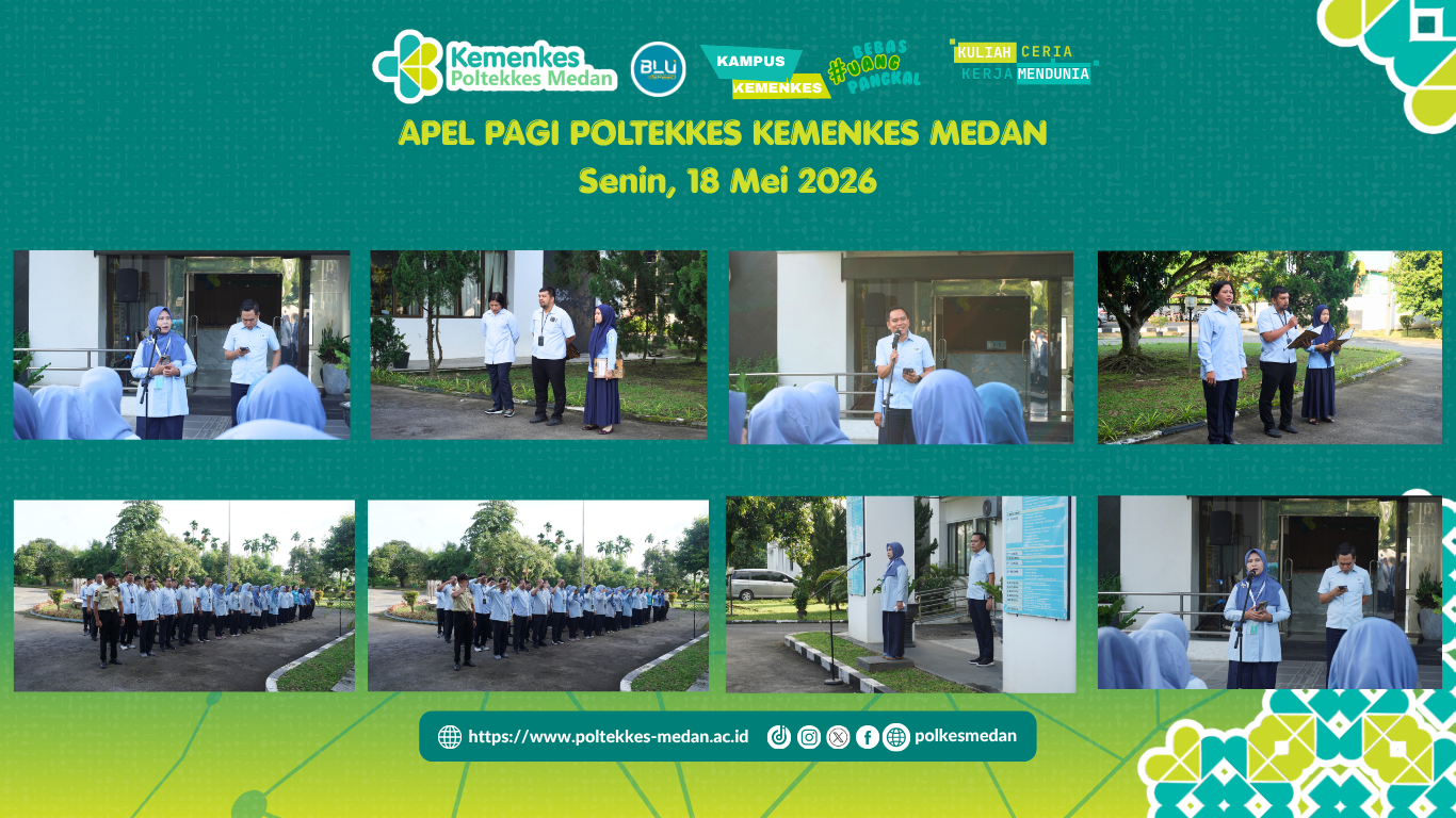 Apel Pagi Direktorat Poltekkes Kemenkes Medan, Senin 18 Mei 2026